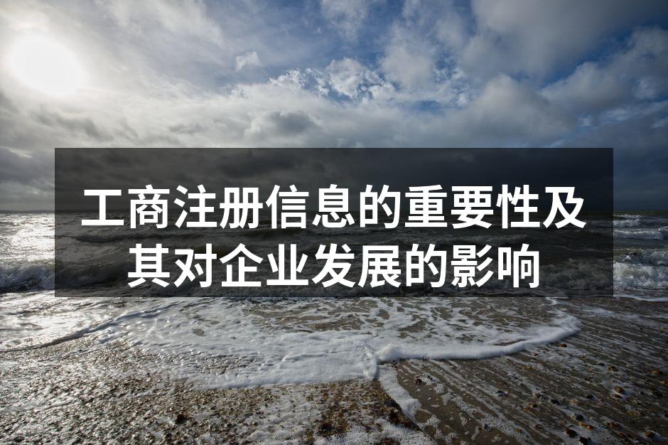 工商注册信息流程图