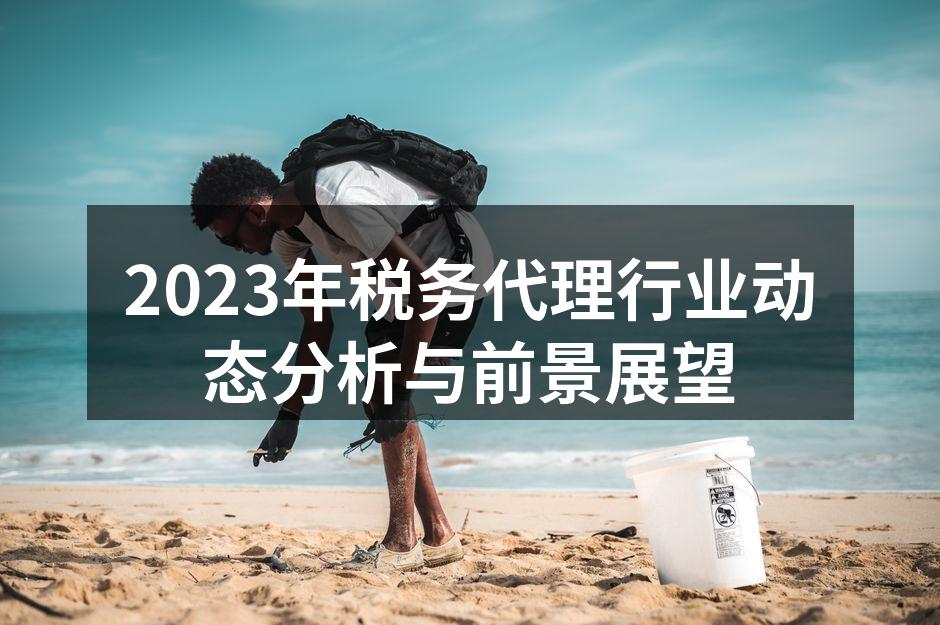 2023年税务代理行业动态分析与前景展望